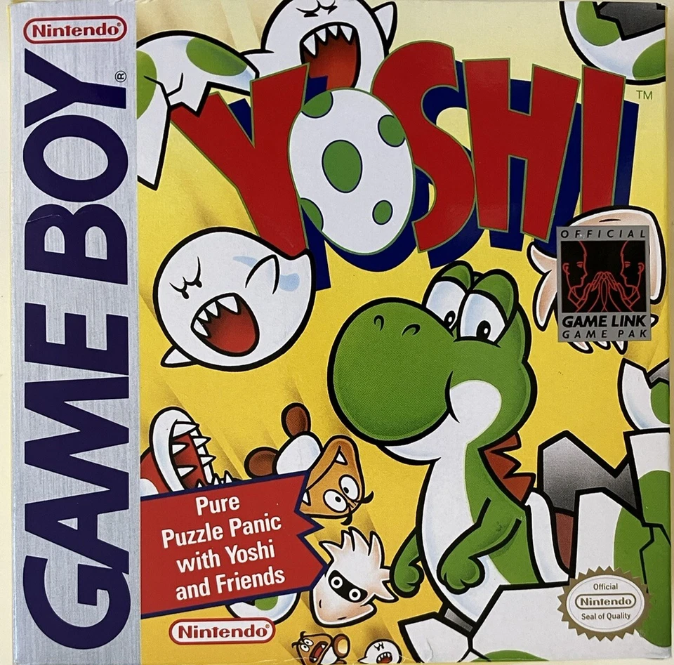 Yoshi Game Boy '92 Game Cartridge Original Box Instruction Manual Inner Tray CIB - Image 1 of 4