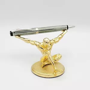 Soporte para bolígrafo Jac Zagoory Designs Atlas dorado tamaño completo (PH36GPA) - Imagen 1 de 2
