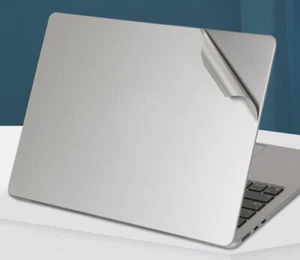 Silver Vinyl Laptop Stickers for MacBook Air 15 A2941 Pro 14" 16" M2 A2779 A2780 - Picture 1 of 40