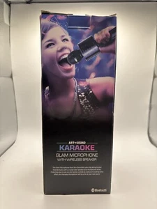 Art + Sound Karaoke Glam Microphone Wireless Speaker - Picture 1 of 4