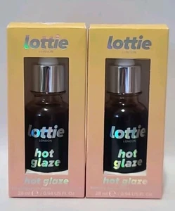 ( LOT OF 2 ) Lottie London Hot Glaze BRONZING SERUM DROPS 0.94 fl oz/ 28mL each - Picture 1 of 9