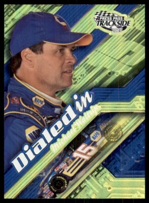 2005 Press Pass Trackside Dialed In #DI4 Michael Waltrip - Image 1 of 2