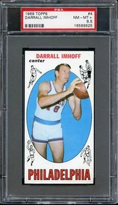 1969 Topps Basketball Darrall Imhoff #4 PSA 8.5 - Bild 1 von 2