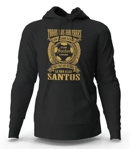 Solo Los Mejores Le van a Los Santos Laguna Black Hooded Sweatshirt Hoodie - Picture 1 of 3