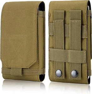 Universal Tactical Military Molle Cell Phone Holster Pouch Waist Pack Belt Bag - Picture 1 of 18