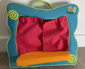 Puppettos Manhattan Toys 2000 Carry Along Finger Puppet Theatre With 2 Puppets - Picture 1 of 17