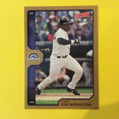 2002 Upper Deck Victory #481 Mario Encarnacion Colorado Rockies Gold Parallel - Image 1 of 2