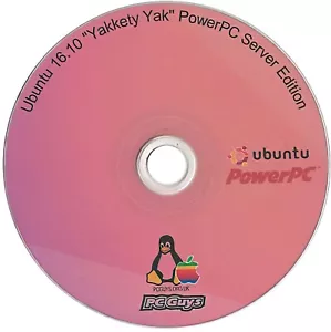 Ubuntu 16.10 Yakkety Yak PowerPC Server DVD Apple Mac G4 G5 iMac - Picture 1 of 1