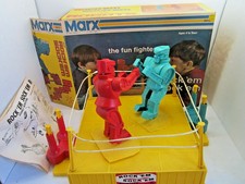 VINTAGE 1973 MARX ROCK'EM SOCK'EM ROBOTS IN BOX WITH INSTRUCTIONS 1970'S TOY