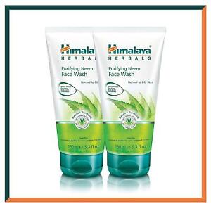 HIMALAYA Purifying Neem Face Wash Gel | Cleanses Pores & Acne | 150g * 2 Pack