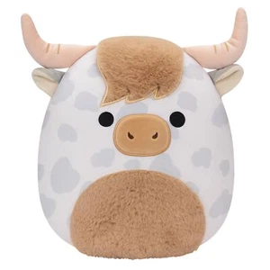 12 Inch Borsa Highland Cow Plush Toy Official Squishmallows Collectible - Picture 1 of 9