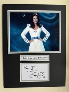 Erin Gray Signed 16" X 12” Double Mounted Display - Picture 1 of 4