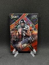 2023 SELECT DRAFT Lamar JACKSON BLACK & RED LAZER PRIZM FIELD LEVEL
