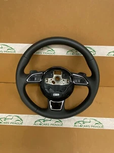 AUDI STEERING WHEEL A4 S4 A5 S5 SPORT LEATHER STEERING WHEEL PADDLE SHIFTERS ... - Picture 1 of 24