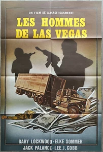 LES HOMMES DE LAS VEGAS/JACK PALANCE/CAMION/POLAR/AFFICHE ORIGINALE 80X120/1968 - Picture 1 of 1