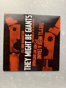 THEY MIGHT BE GIANTS They'll Need A Crane US 12" vinyl sink manhattan birthday - Picture 1 of 13