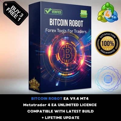 BTC Robot MT4 Only Crypto EA Robot v9.4 unlimited licence + lifetime update! - Image 1 of 4