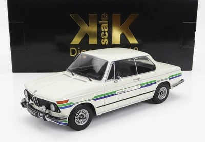 MODELLINO AUTO STATICO KK BMW 2002 ALPINA 1974 BIANCO MODELLISMO SCALA 1/18 - Immagine 1 di 4