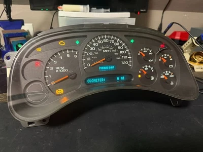 Cuadro de instrumentos GM 2003-2007 OEM reconstruido kilometraje programación con garantía Foto 1 de 4