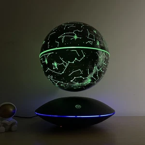 Magnetic UFO Levitation Globe Levitating LED Earth Floating Lamp Bedside Lights - Picture 1 of 11