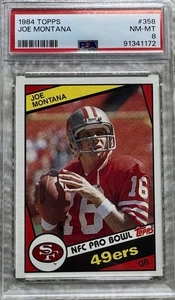 TOPPS JOE MONTANA PSA 8 1984 - Foto 1 di 2