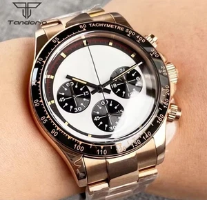 (Brand new) No logo Tandrio Paul Newman Homage VK63 Chronograph Sapphire High Qu - Picture 1 of 11