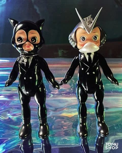 Poor Hostel XiaoAi And Catwoman Limited Version Sofubi Fashion Figure New - Picture 1 of 11
