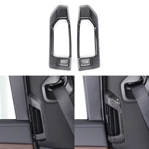 Real Carbon Fiber B Pillar Air Outlet Vent Cover Trim For BMW 7 Series G70 2023+ - Foto 1 di 14