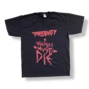 Vintage The Prodigy Invaders Must Die T-Shirt Men’s Black Size M - Picture 1 of 10