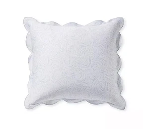 Serena and Lily Priano SKY White Euro Pillow Sham $128 - Picture 1 of 4