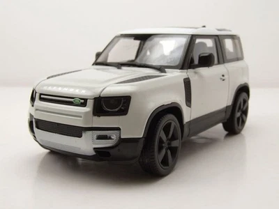 Land Rover Defender 2020 Crema Bianca Modellino 1:24 Welly - Immagine 1 di 4