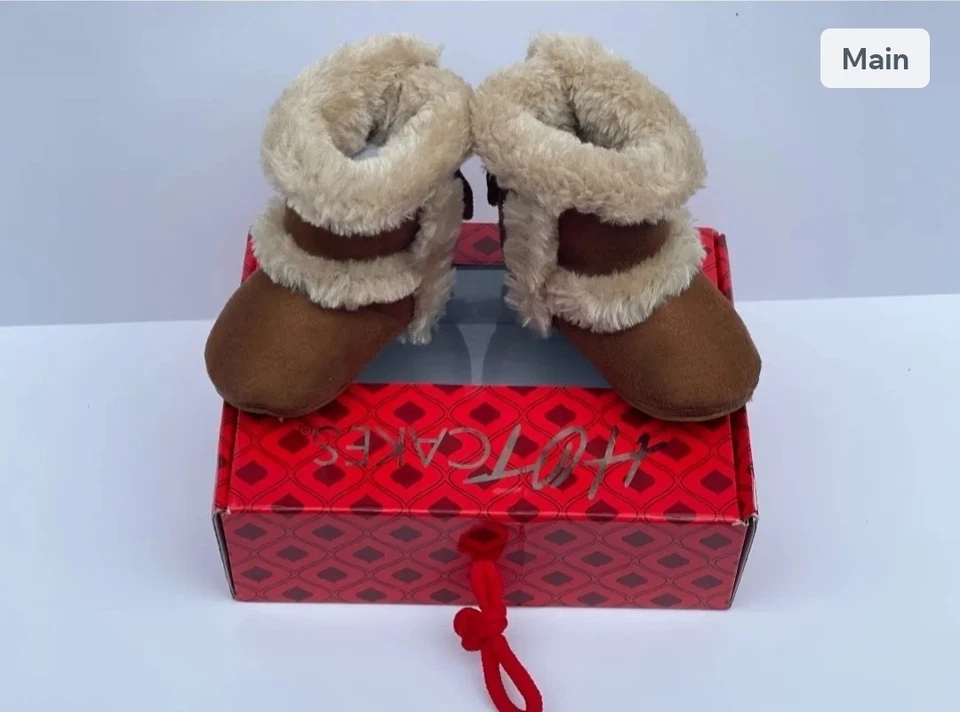 Детские меховые ботильоны размер 3 - Изображение 1 из 1