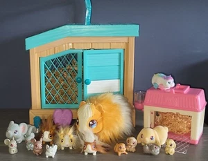 Little Live Pets Lot Mama Guinea Pig 3 Baby Mouse Bunny 4 Babies Cage Babies - Picture 1 of 6