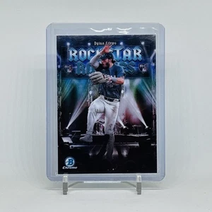 Tarjeta de radiocontrol de novato Dylan Crews 2025 Bowman cromada Rockstar RR-15 - Imagen 1 de 2