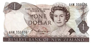 Neuseeland 1981-1992 postfrisch 1 Dollar Schein Pick 169 b UNC Uncirculated - Bild 1 von 2