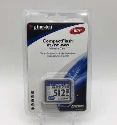 Kingston 512MB High-Speed CompactFlash Memory Card (CF/512-S) - Image 1 of 2