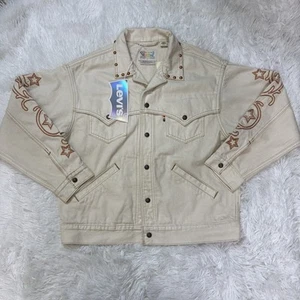 New Levi's Pride “Rainbow Rodeo” Western Trucker Jacket Pride Collection Size Sm - Picture 1 of 9