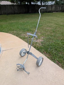 Vintage Spartan Bag Boy automatischer Aluminium Golf Caddy zusammenklappbarer Zugwagen USA - Bild 1 von 15