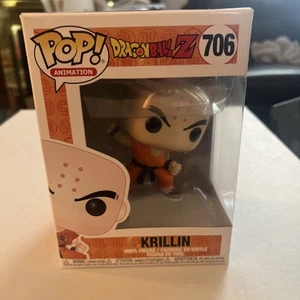 Funko Pop! Vinilo: Dragon Ball - Krilin con disco Destructo #706 - Imagen 1 de 7