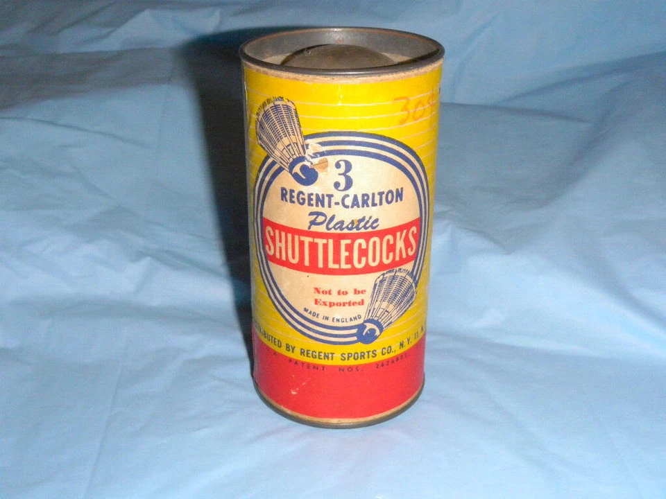 3 volantes de colección Regent-Carlton con lata original bádminton Birdies Foto 1 de 1