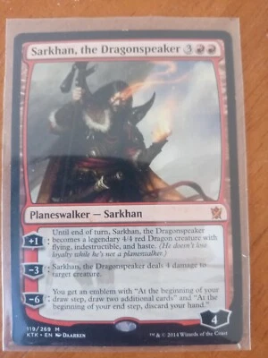 Sarkhan The Dragonspeaker Magic The Gathering Khans Of Tarkir 119 Planeswalker - Image 1 of 2