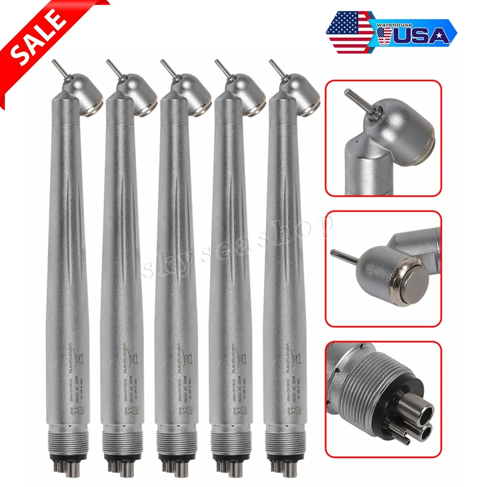 5 NSK Pana Max Type Dental 45 Degree Surgical High Speed Handpiece Turbine 4h M4