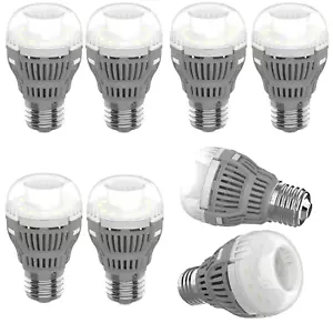 8 Pack LED Light Bulb 100W Equivalent 8W 800LM 5000K Clear White Outdoor Indoor - Picture 1 of 17