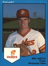 1989 Albuquerque Dukes ProCards #67 Mike Hartley