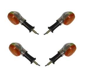 Indicators Set of 4 Front & Rear For Kawasaki ZL 1000 A Eliminator 1987-1988 - Picture 1 of 2