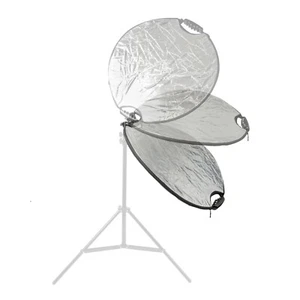 Collapsible Reflector Board with Mini Ball Head Foldable Adjustable 5-in-1 60cm - Imagen 1 de 12