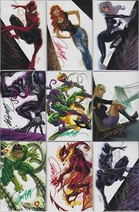 AMAZING SPIDERMAN 800 J SCOTT CAMPBELL SIGNIERT JUNGFRÄULICHES SET 9 A B C D E F G H I - Bild 1 von 10