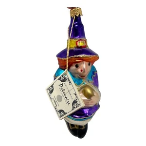 Polonaise Kurt Adler Wicked Witch Halloween Ornament Glass NEW - Picture 1 of 5