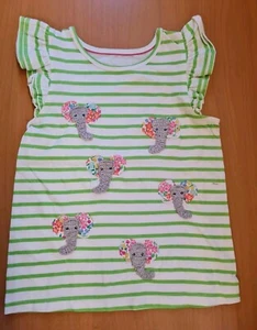 Mini Boden Camiseta Bordada Para Niñas Edad 5-6 Años Nueva Muestra - Imagen 1 de 3