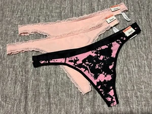 (3) Bragas tanga de algodón/encaje XXXL para mujer de Jenni-NUEVAS CON ETIQUETAS - Imagen 1 de 2